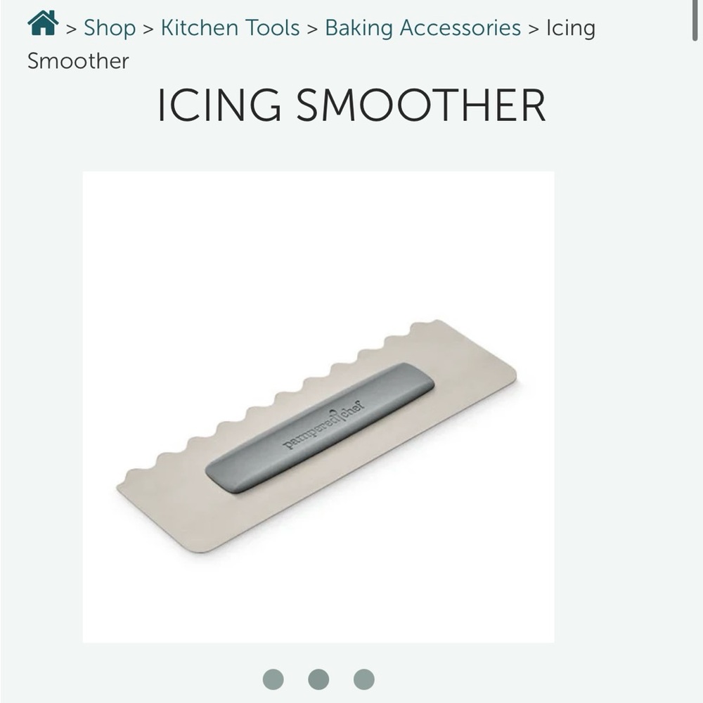 Pampered Chef Silver Cake Decorating Tool